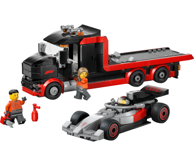 LEGO CITY 60493 Ciężarówka F1® z bolidem Audi F1® - 1489556 - zdjęcie 3